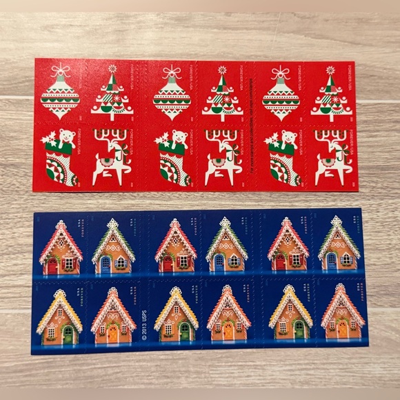 Holiday Delights and Gingerbread Houses Collectible Forever Stamps - Picture 2 of 2